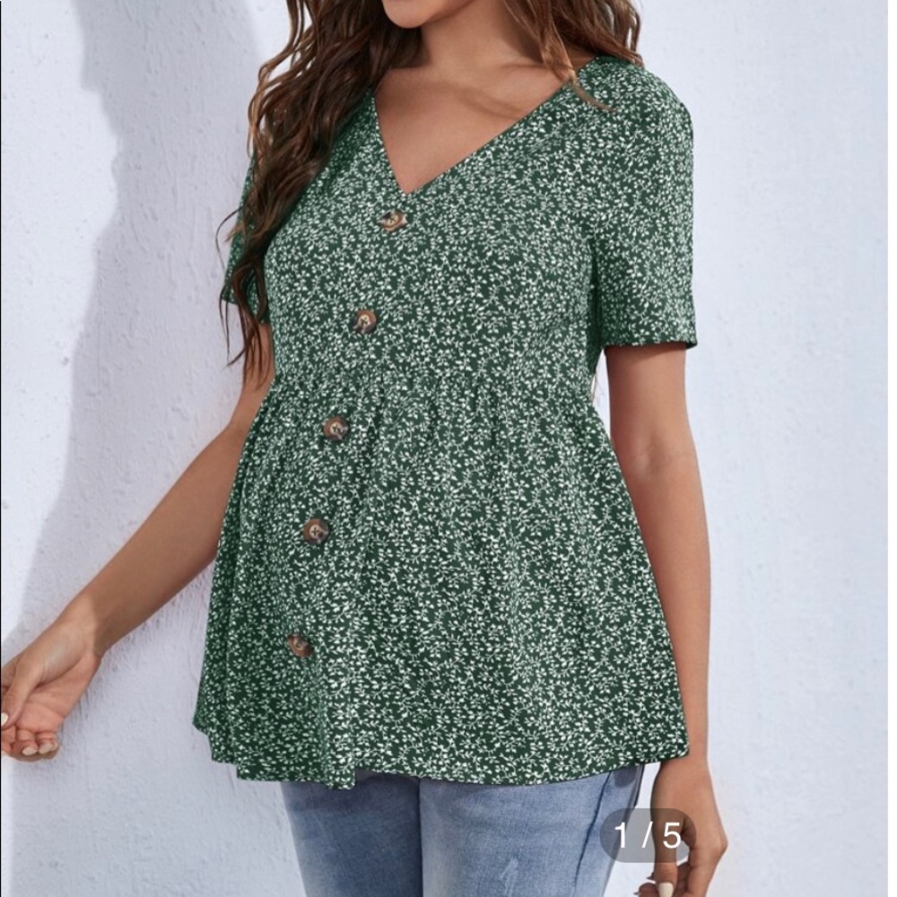 Maternity Peplum Top